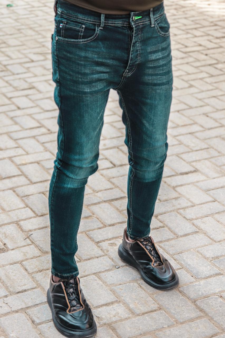 Diesel Green Ankle-Fit Jeans Pant